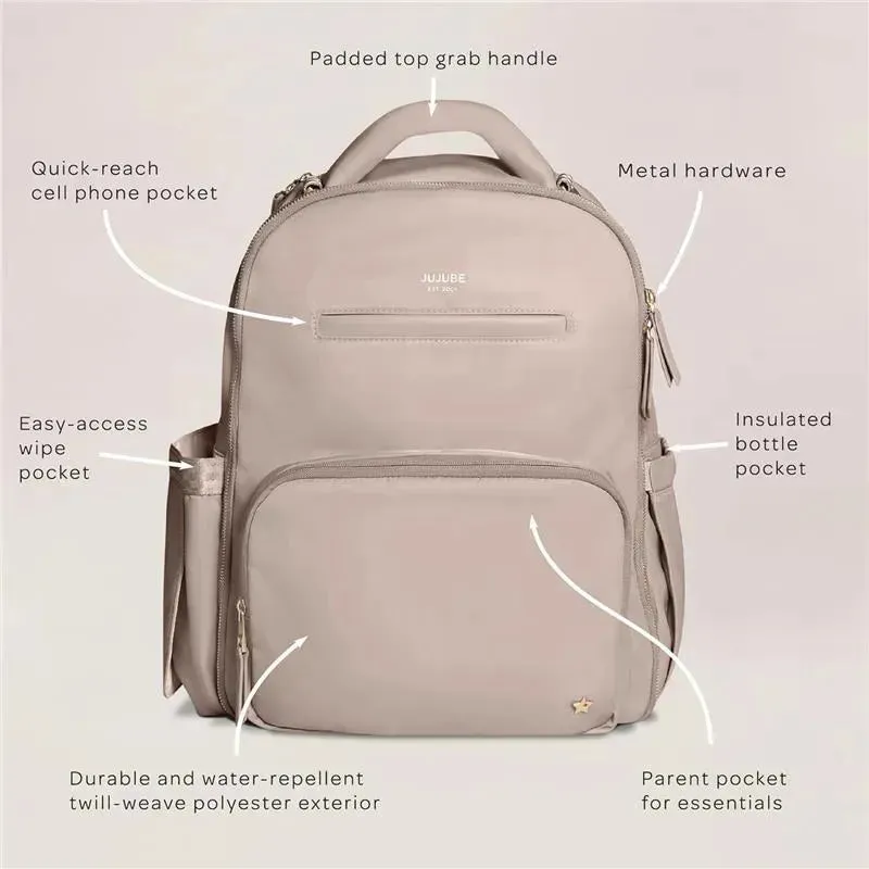 Jujube - Mochila Clássica, Taupe