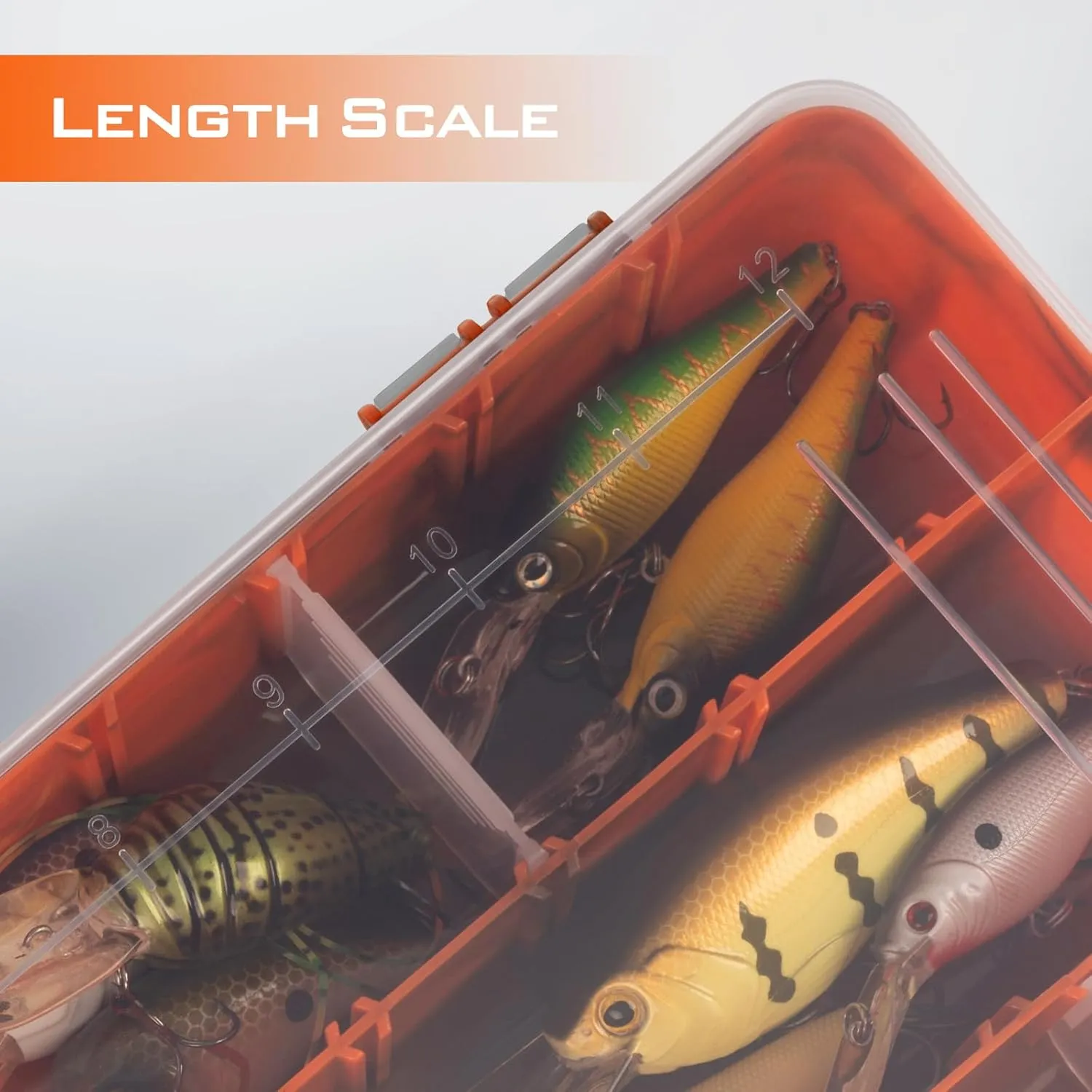 KastKing Bait Vault Camouflage Tackle Box, Plastic Tackle Trays, Fishing Tackle Box Storage Organizer with Removable Dividers, 2 Packs /4 Packs Lure Boxes Terminal Tackle Storage