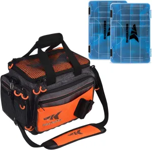KastKing Fishing Gear & Tackle Bags - Saltwater Resistant Fishing Bags & Bait Vault Camouflage Tackle Box