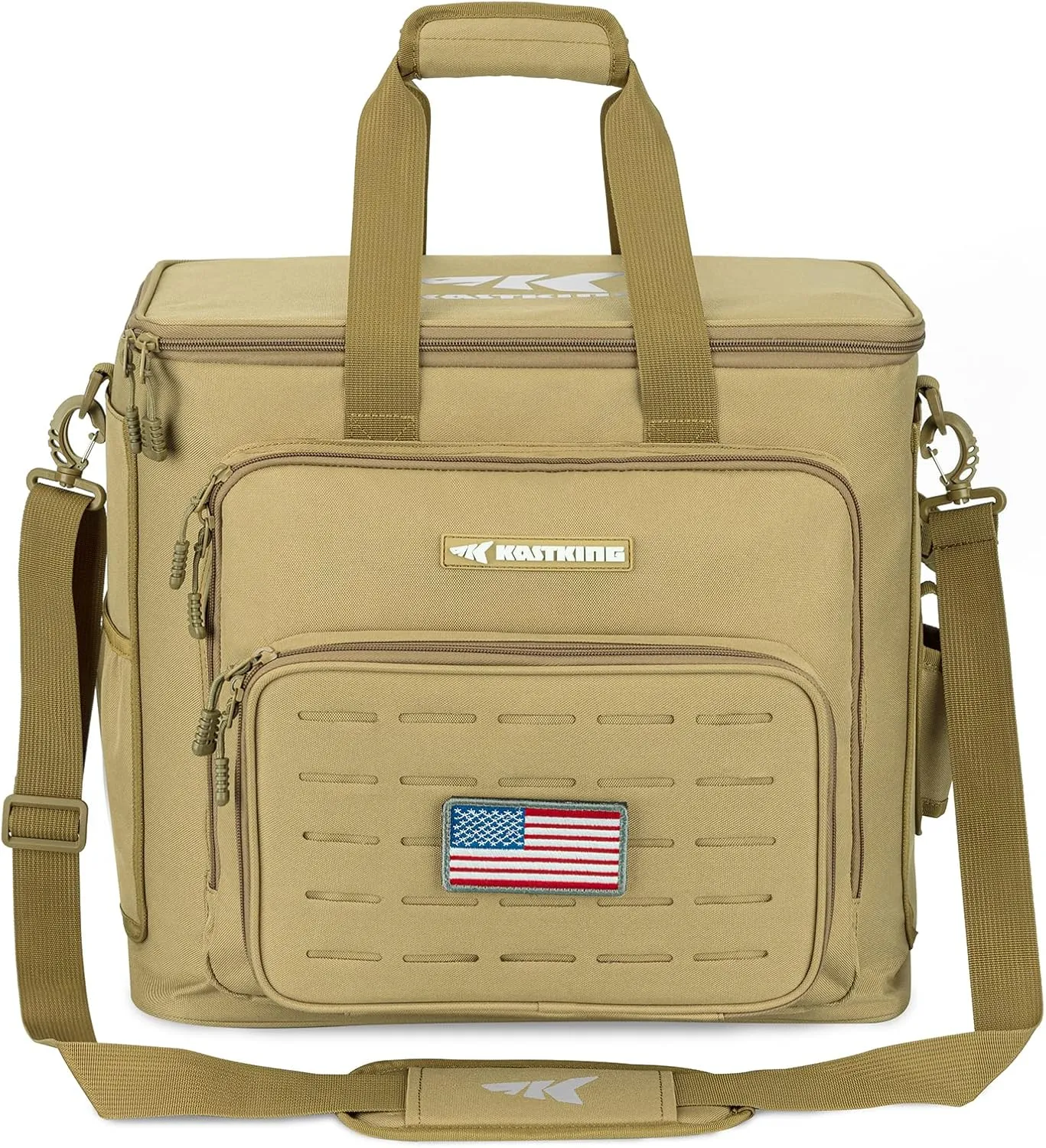 KastKing Fishing Tackle Bags - Saltwater & Freshwater Fishing Bags - Water Resistant, Padded Shoulder Strap - Gear Storage