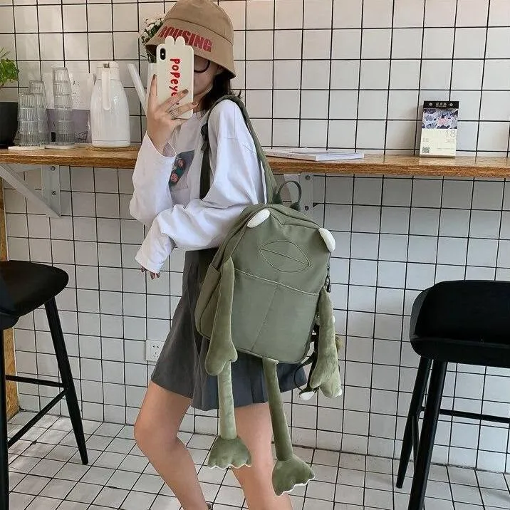Kawaii Frog Backpack