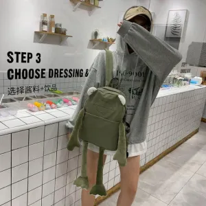 Kawaii Frog Backpack