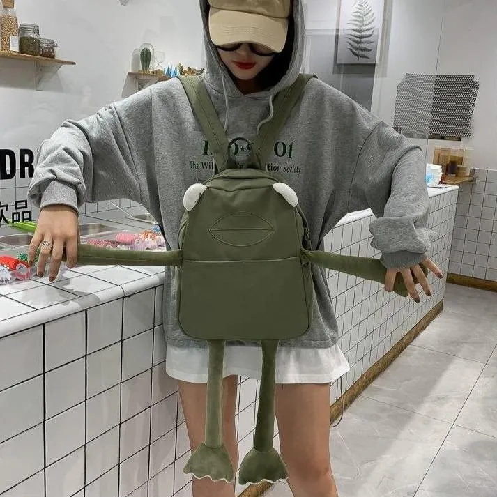 Kawaii Frog Backpack