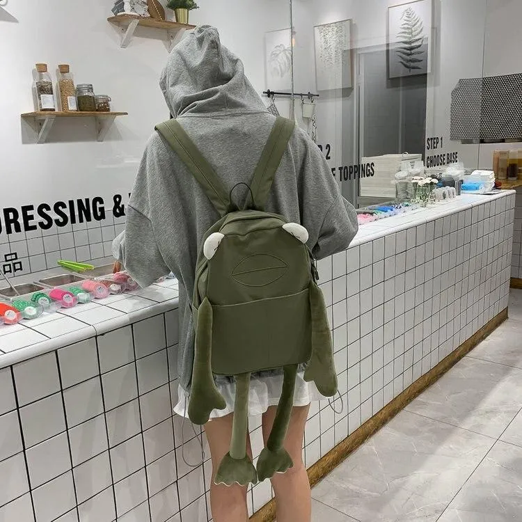 Kawaii Frog Backpack