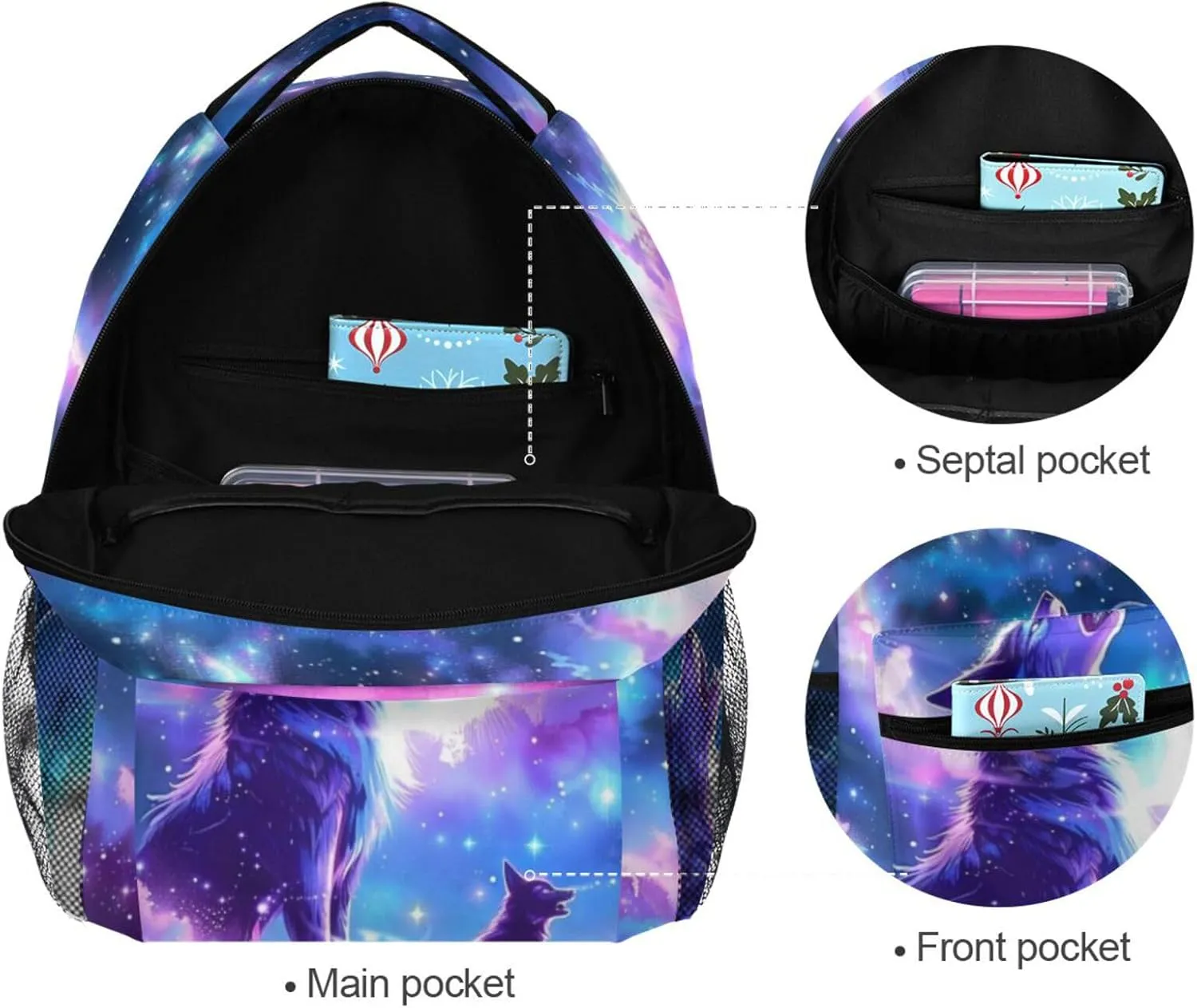Kcldeci Laptop Backpack Bookbag Kids School Bags Backpacks