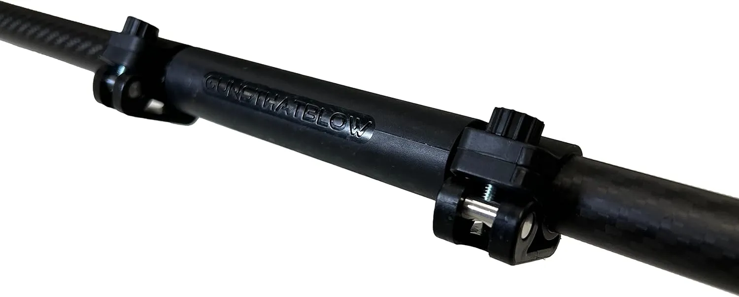 Khaos Professional .625 2 Piece Large Bore Hunting Blow Dart Gun, 4 and 5 Foot - Made in The US