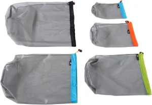 KICHOUSE Comprehensive Outdoor Storage Camping Toiletry Bag Travel Bag Mesh Backpacking Compression Sack Drawstring Hiking