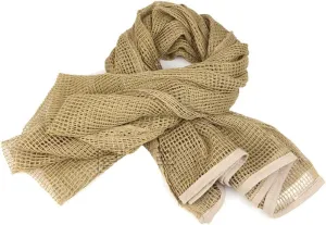 KINGREE 75"x35"Tactical Neck Scarves Woodland Camo Scarf Desert Shemagh for Outdoor Sports