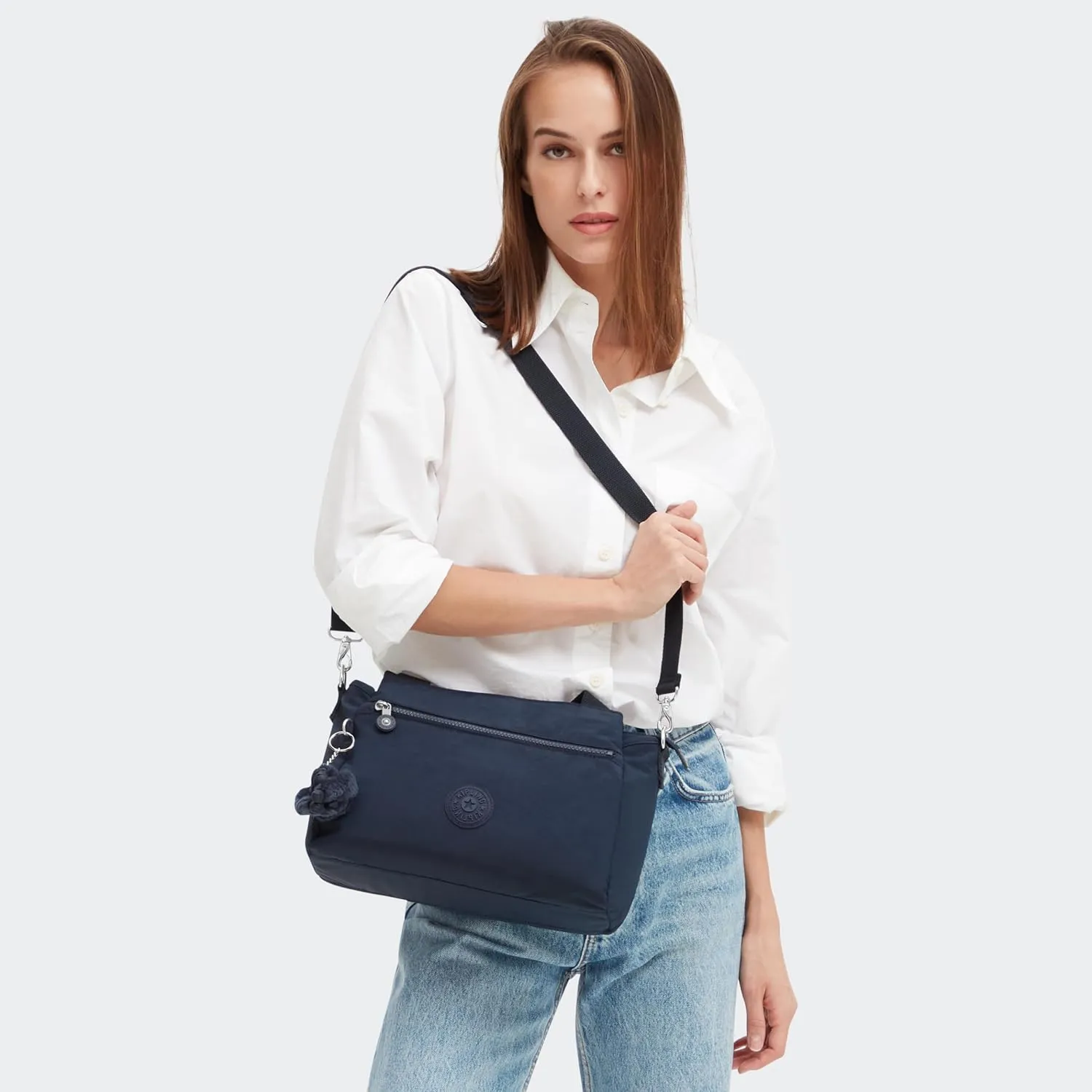 Kipling Elysia Metallic Shoulder Bag
