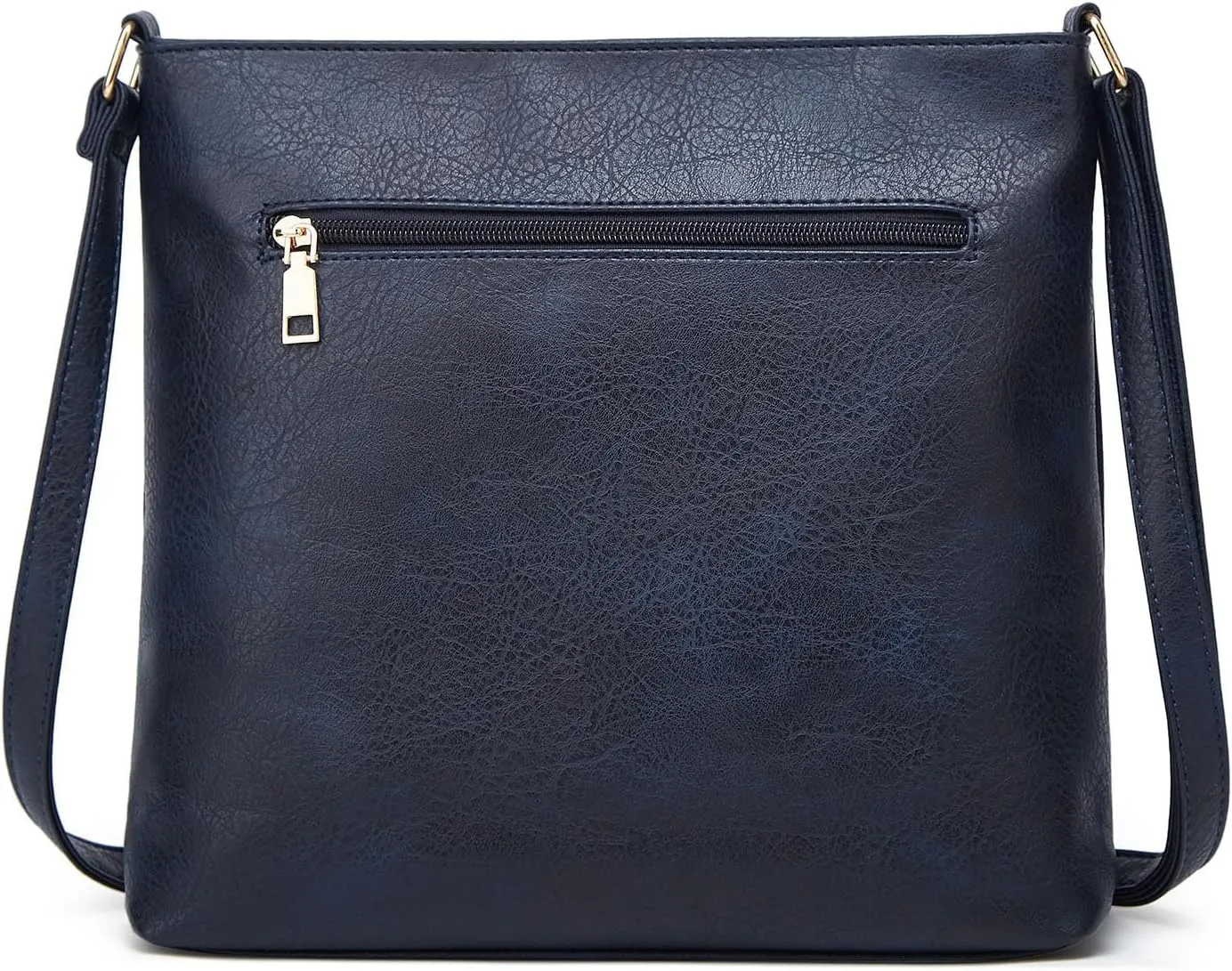 Ladies Soft Square Bags Shoulder Bag Handbag Large Capacity Pocket Crossbody Bag Stylish Messenger Bags (Blue, One Size)