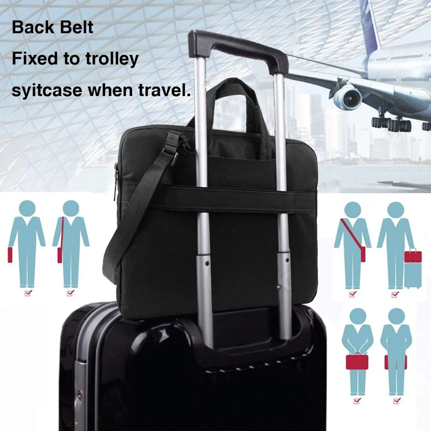 Laptop Bags Stylish, Functional, and Secure Cases for Men and Women, 15.6-inch Laptop Bags License Plate
