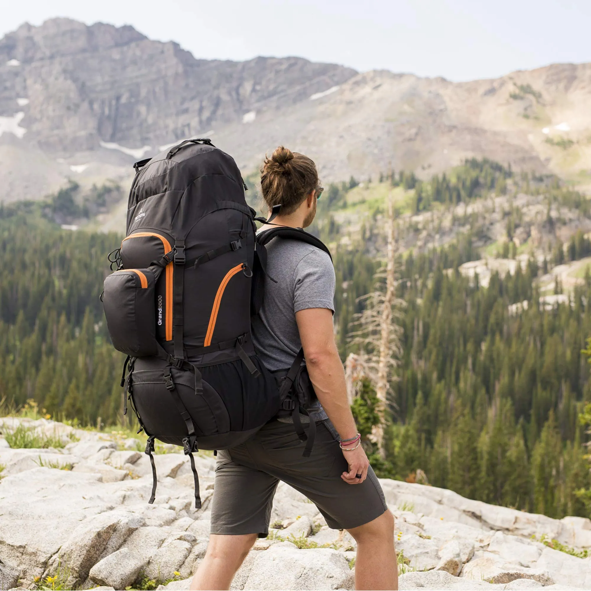 Large Hiking Backpack  90 L Capacity