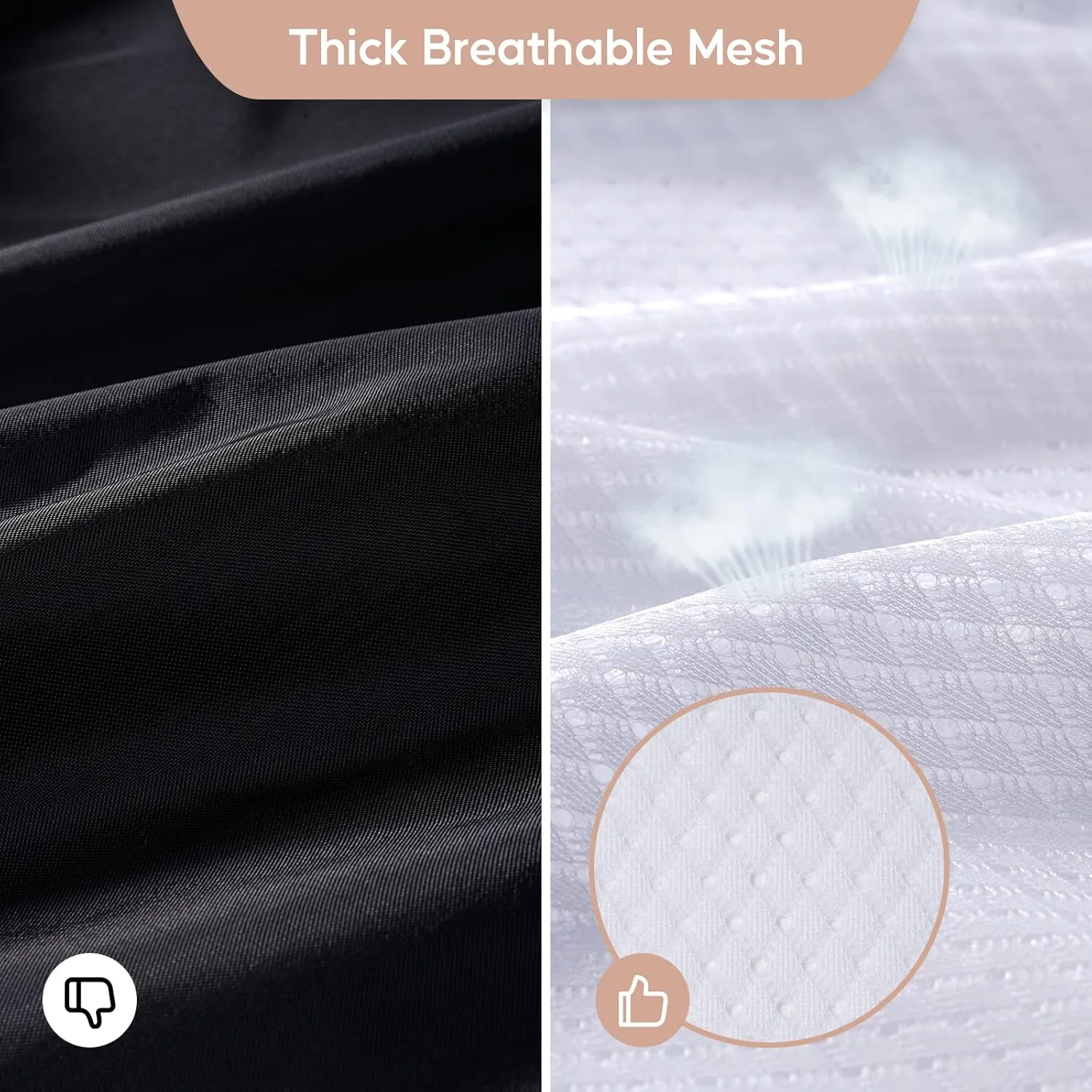 Large Mesh Laundry Bag, 27×36inch Heavy Duty Mesh Laundry Bags Drawstring Lockable, Laundry Hamper Liner, Machine Washable, for Travel,Storage, Sports Factories, Dorms, White 2pcs