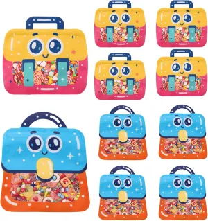 Lati Large Cartoon 24PCS Birthday Party Favors Goodie Bags - Style Durable Plastics Gift with Handles for Candy Treats,Events