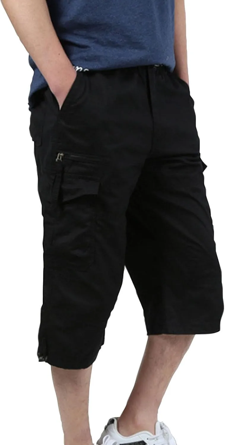 LCMTWX Men's Hiking Cargo Shorts Lightweight Outdoor Work Shorts for Men Relaxed Fit Travel Golf Camping Casual with Pockets