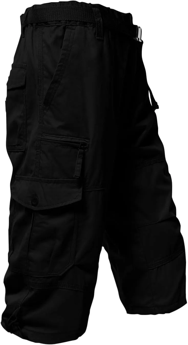 LCMTWX Men's Hiking Cargo Shorts Lightweight Outdoor Work Shorts for Men Relaxed Fit Travel Golf Camping Casual with Pockets