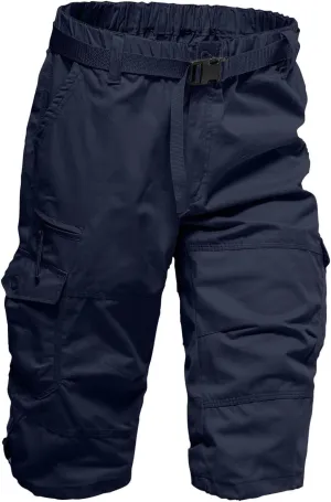 LCMTWX Men's Hiking Cargo Shorts Lightweight Outdoor Work Shorts for Men Relaxed Fit Travel Golf Camping Casual with Pockets