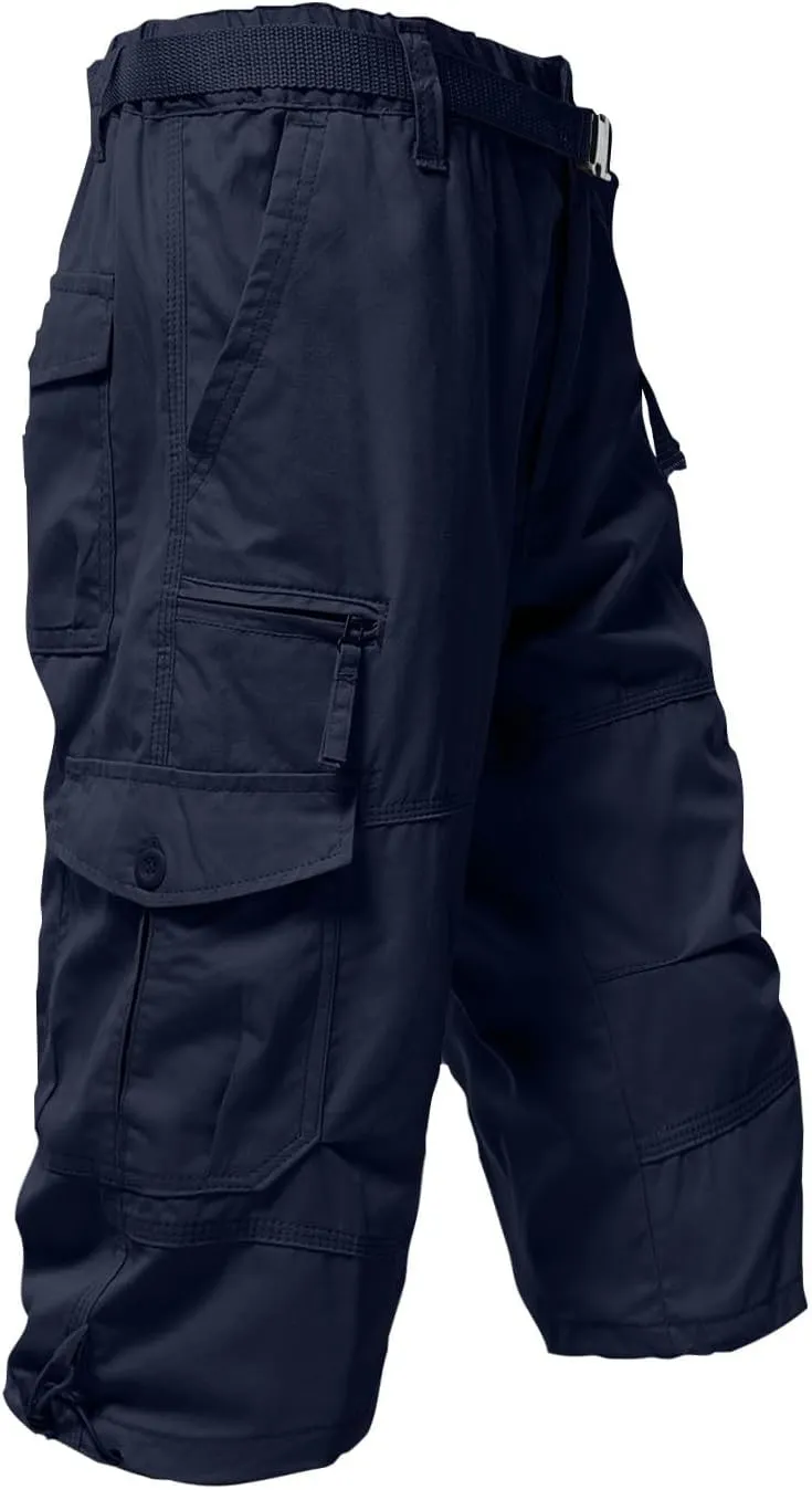 LCMTWX Men's Hiking Cargo Shorts Lightweight Outdoor Work Shorts for Men Relaxed Fit Travel Golf Camping Casual with Pockets