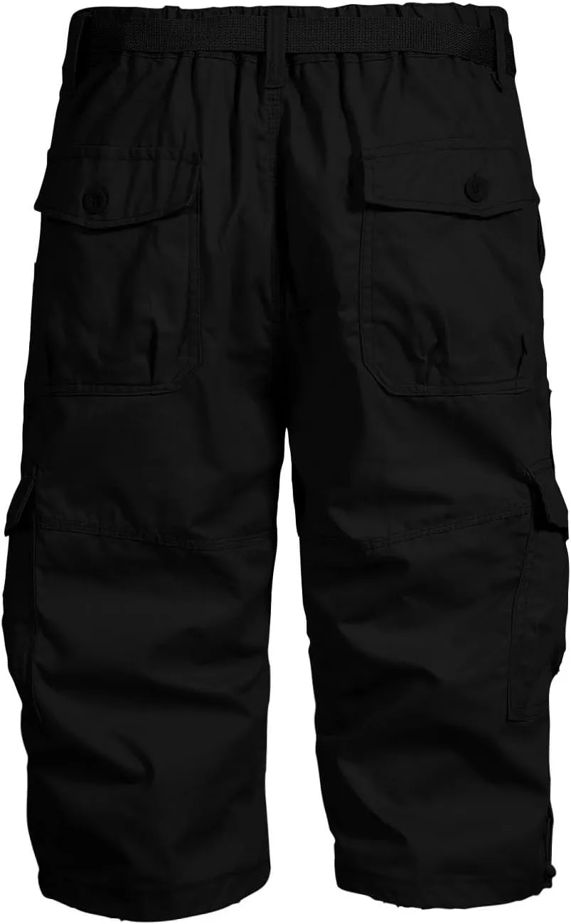 LCMTWX Men's Hiking Cargo Shorts Lightweight Outdoor Work Shorts for Men Relaxed Fit Travel Golf Camping Casual with Pockets