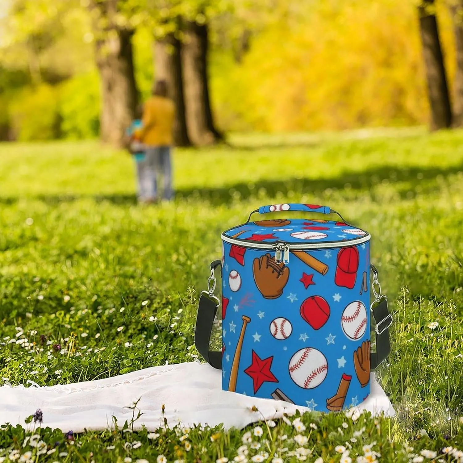 Leak-Proof Cooler Backpack for Women and Men, Small Insulated Outdoor Ice Chest