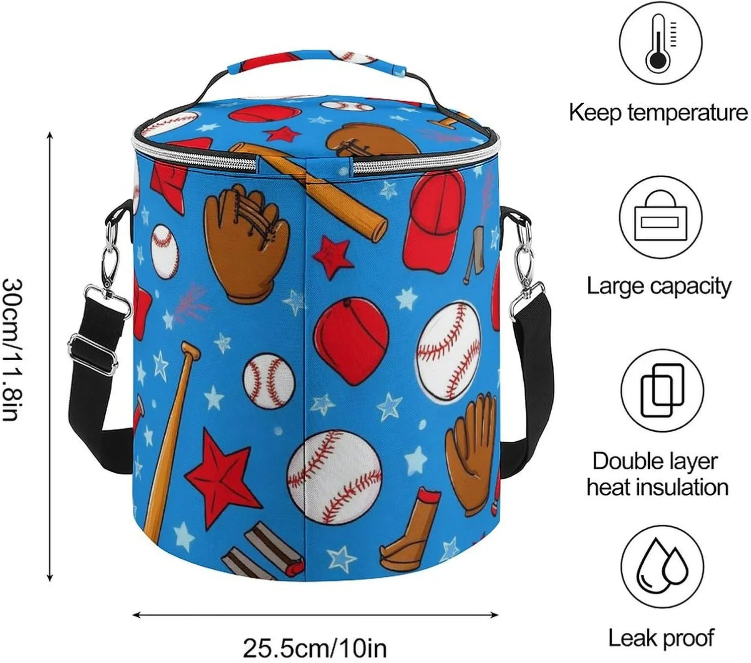 Leak-Proof Cooler Backpack for Women and Men, Small Insulated Outdoor Ice Chest