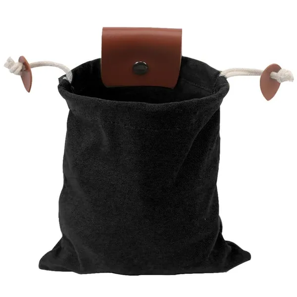 Leather Waxed Canvas Pouch Outdoor Food Bags Foraging Bags Picking Bags Tool Bags