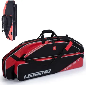 Legend Superline Soft Bow Case for Compound Bow - Thick Padded Compound Bow Case with Backpack & Shoulder Straps, Multiple Pockets, Arrow Tube Holder - Archery Bag for Gear & Accessories - 44"