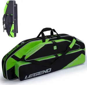 Legend Superline Soft Bow Case for Compound Bow - Thick Padded Compound Bow Case with Backpack & Shoulder Straps, Multiple Pockets, Arrow Tube Holder - Archery Bag for Gear & Accessories - 44"