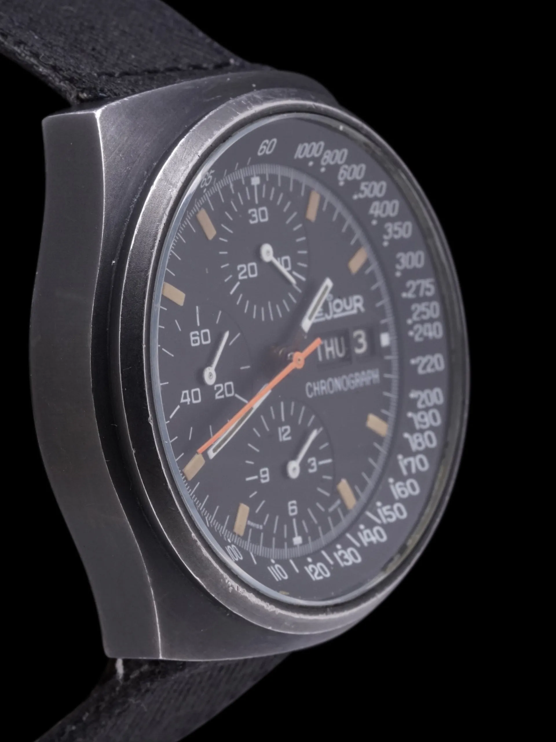 LeJour Chronograph (Ref. 7000) Original PVD Valjoux Cal. 7750