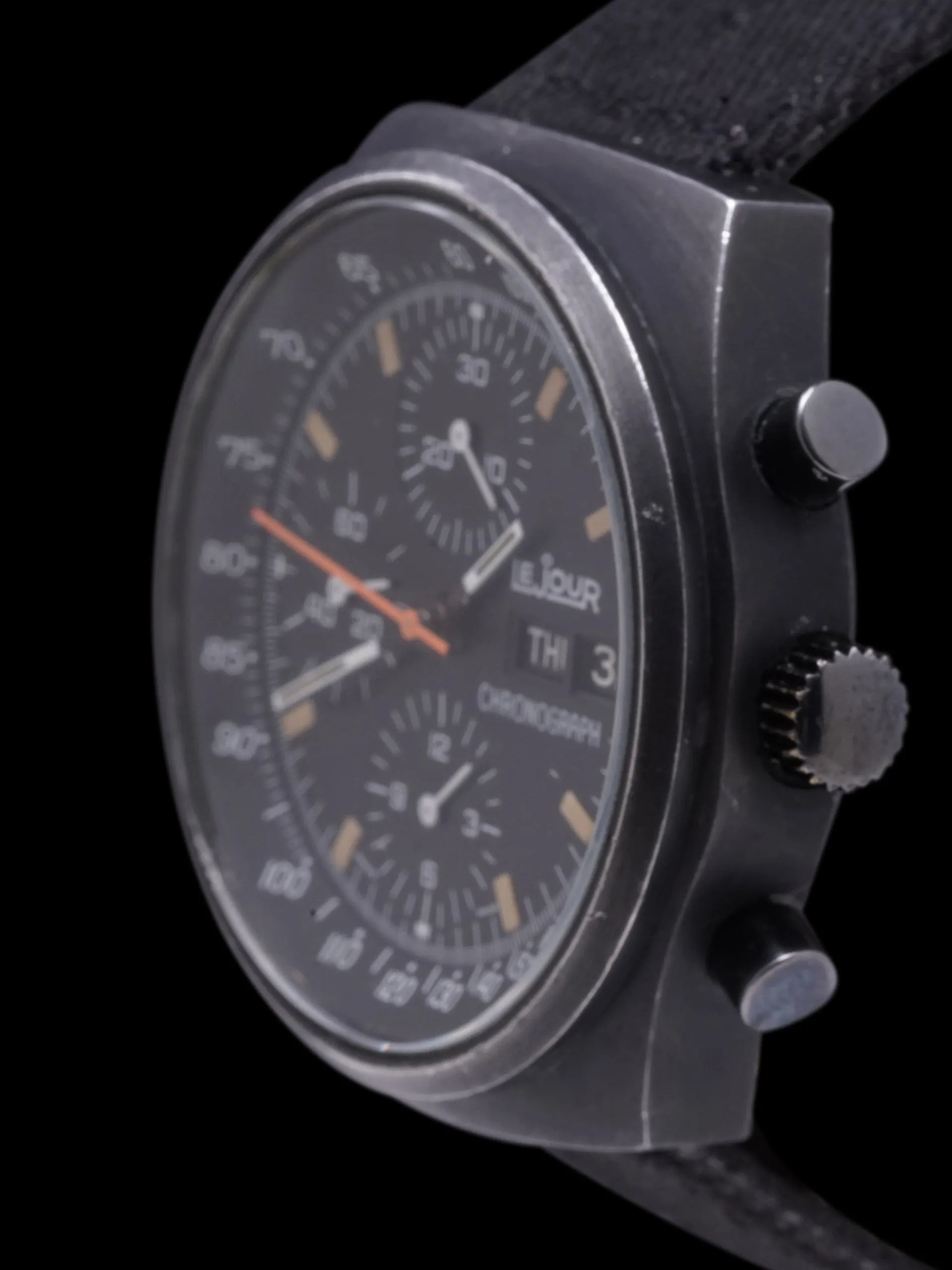 LeJour Chronograph (Ref. 7000) Original PVD Valjoux Cal. 7750