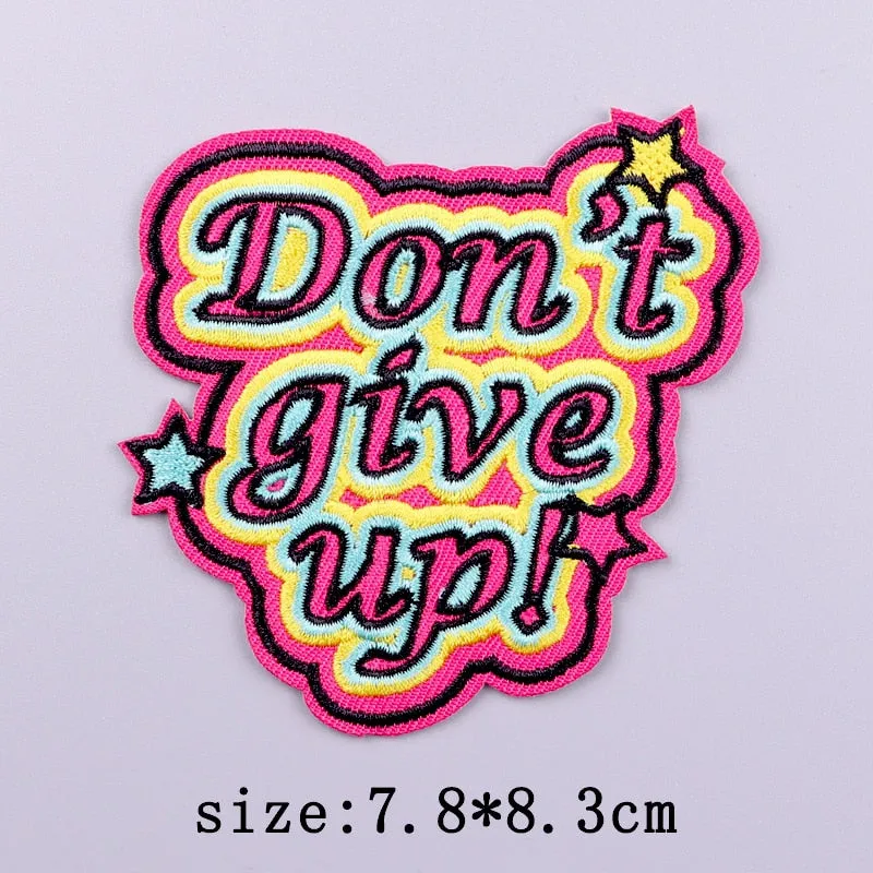 Light Up Quotes Patches