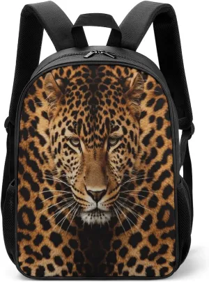 Lightweight Backpacks Cute Travel Bag Durable Depict A Leopard Printing Small Travel Backpack For Women & Men