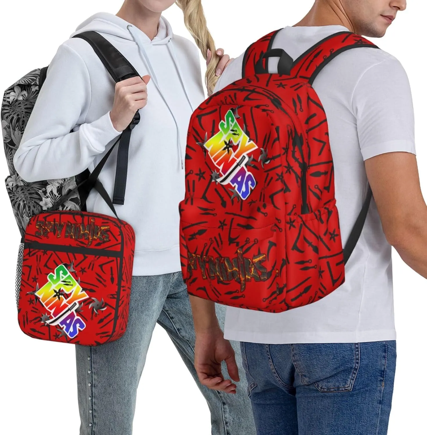 Lightweight Large Capacity Backpack Lunch Box Multifunctional Daypack For Adult Outdoor