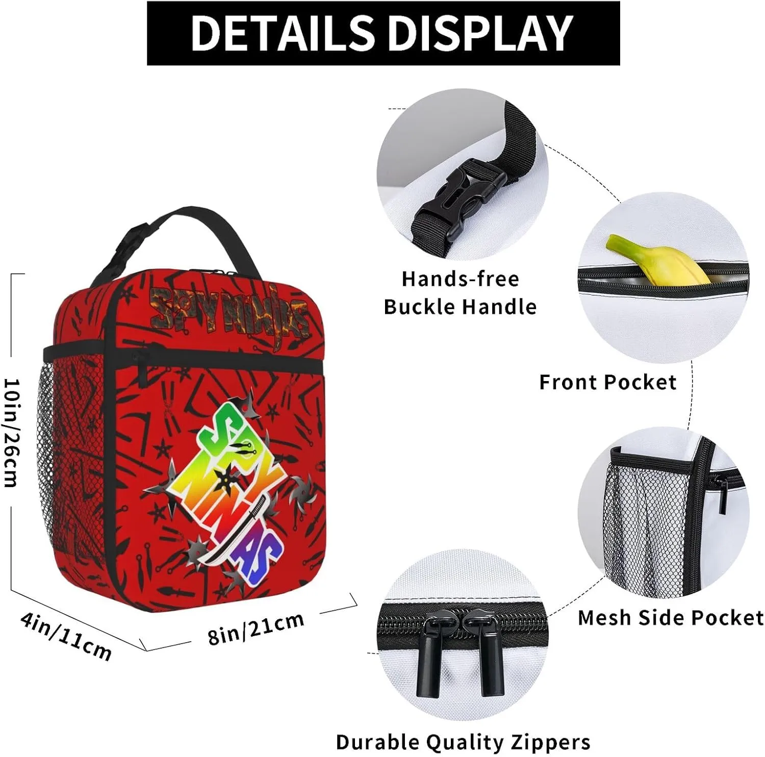 Lightweight Large Capacity Backpack Lunch Box Multifunctional Daypack For Adult Outdoor