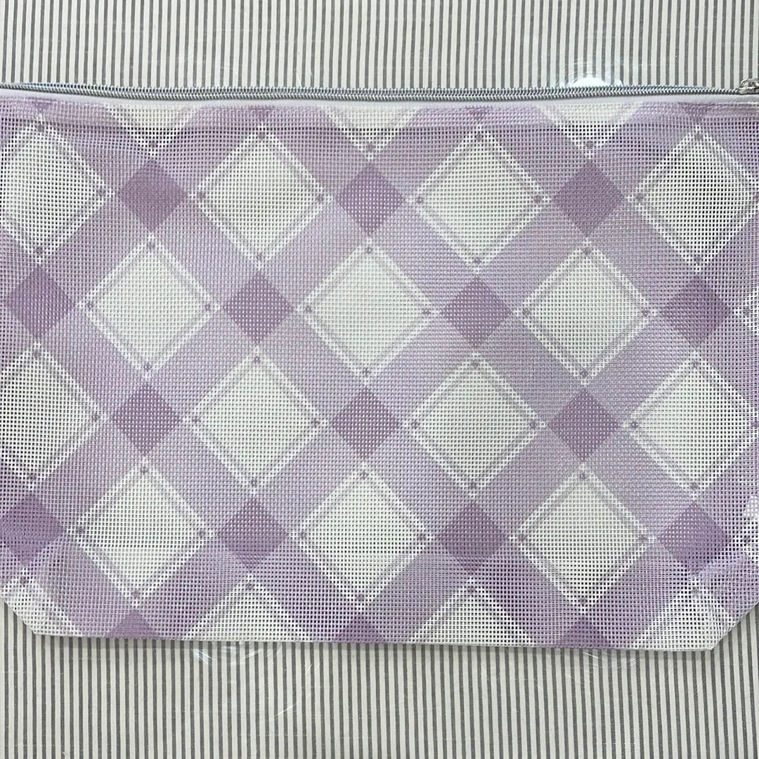 Lilac Plaid Project Bag A-ISE PB lilac