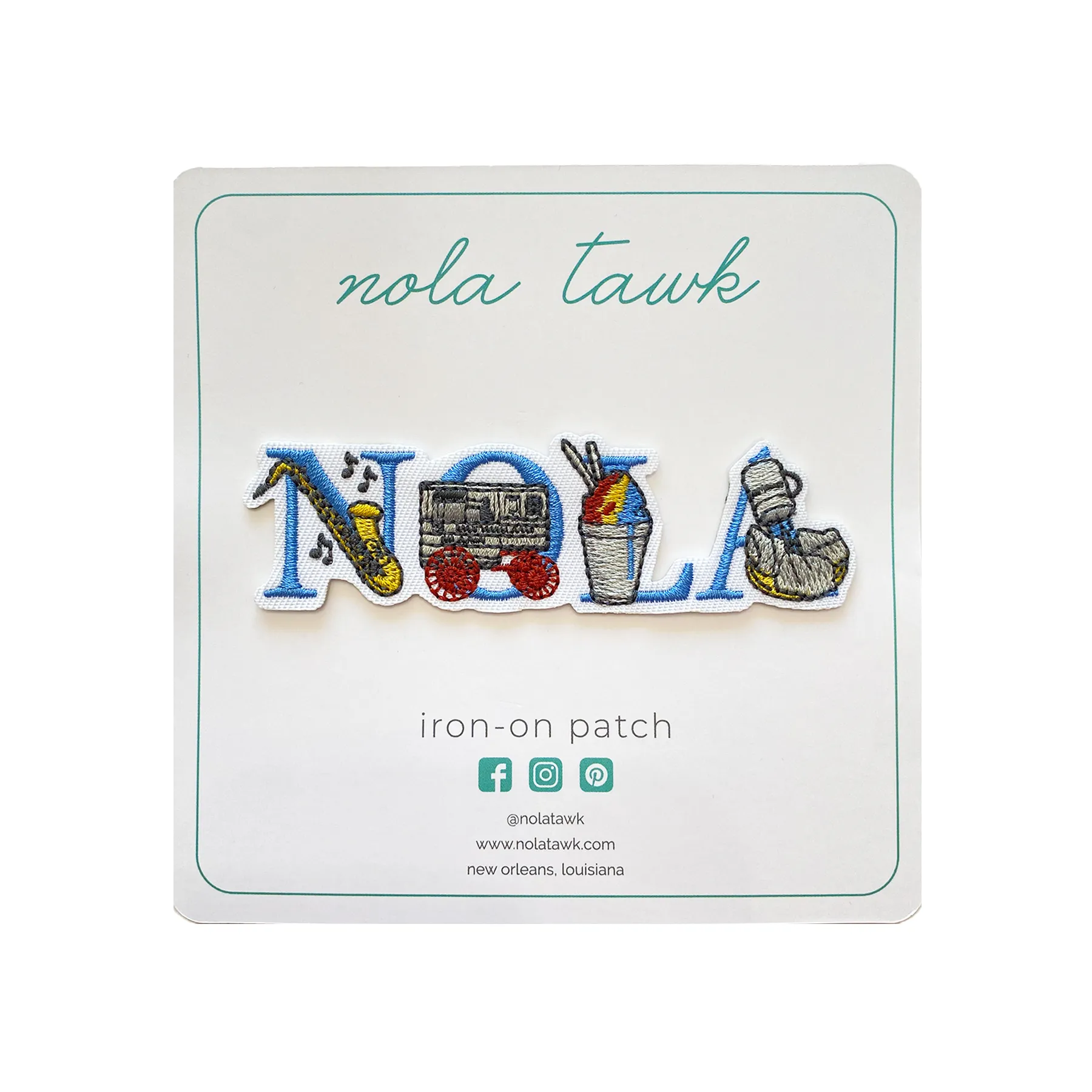 Little Nola Iron-On Patch