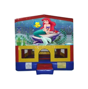 Littler Mermaid Small Square Jumping Castle