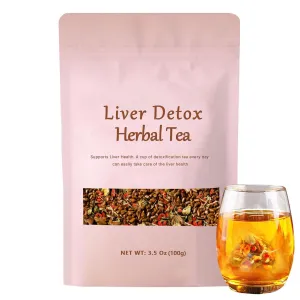 Liver Detox Herbal Tea, Liver Detox Tea Organic, Dandelion Chrysanthemum Cassia Seed Goji Berry Tea, Milk Thistle, Chinese Kidney & Liver Health Tea Bags - 7 Ingredients Natural Blend Formula (1)