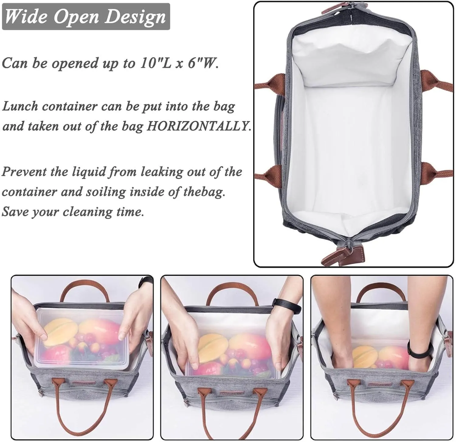 LOKASS Initial Lunch Box for Women – Wide-Open Leakproof Insulated Lunch Bag Women – Reusable Tote Cooler Bag for Office Beach Picnic, Personalized Mother's Day Gifts for Mom/Staff/Nurse (Pink S)