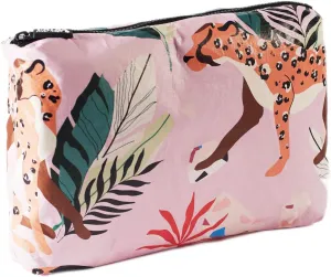 L'OLGA COLLECTION Mid Pouch|Lightweight Reusable Makeup Pouch, Toiletries |Splash-proof Cosmetic Bag, Packable & Travel Waterproof Beach Swimsuit Bathing Suit Bikini Zipper Pouch Gift for her