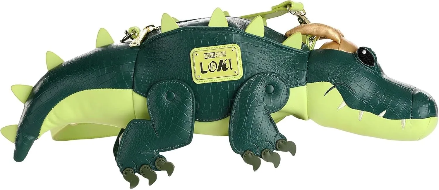 Loungefly Alligator Loki Crossbody Bag Bags and Backpacks Standard