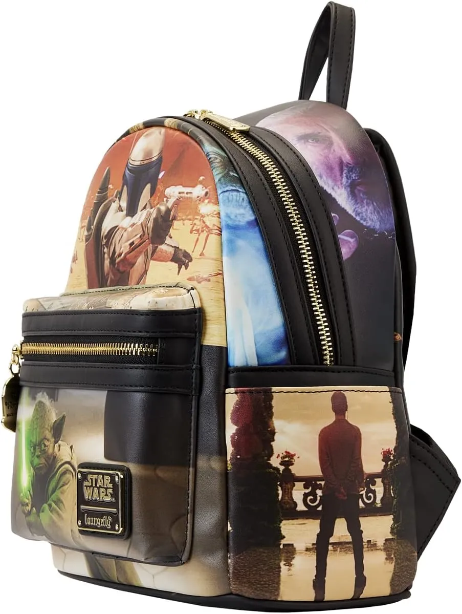 Loungefly Disney Star Wars Episode Two Attack Of The Clones Scene Mini Backpack