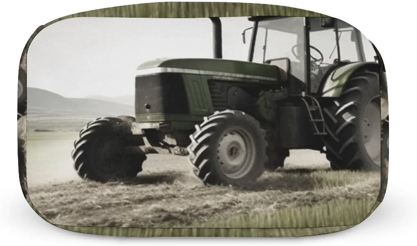 Lunch Bag for Women Men Lunch Box Reusable Tractor Agriculture Tranquil Lunch Tote Bag Leakproof Lunch Cooler Bag for Work