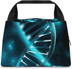 Lunch Bag Women Lunch Box Science Gene Strand Cute Lunch Tote Reusable Insulated Cooler Lunch Container