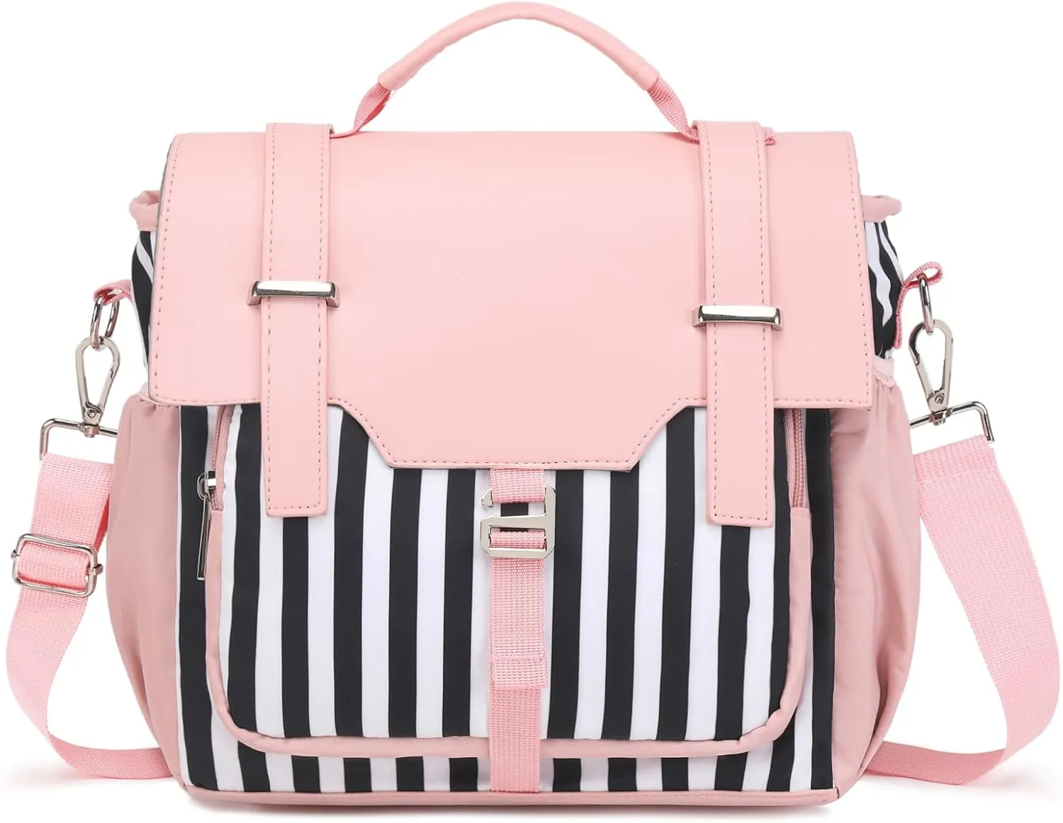 Lunch Bag Women,Insulated Adult Lunch Box,Womens Lunch Bags for Work,Large Lunch Tote Bag with Shoulder Strap,Cute Lunch Cooler Purse with Water Bottle Holder for Teacher Nurse Office Picnic