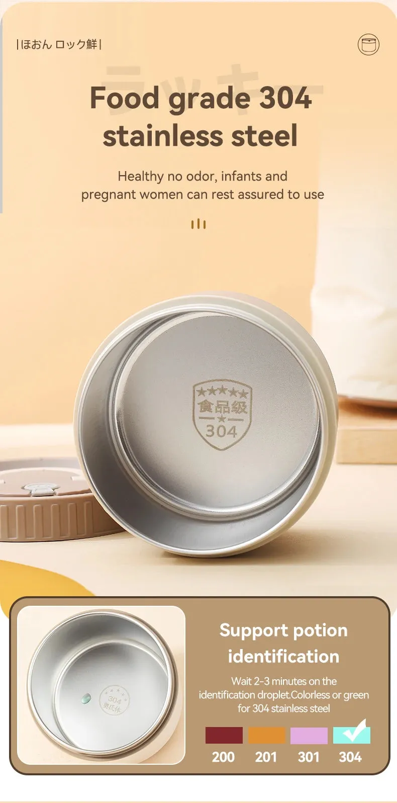 Lunch Box Set, Lunch Container With Insulated Bag, 18/8 Stainless Steel Thermal Food Container