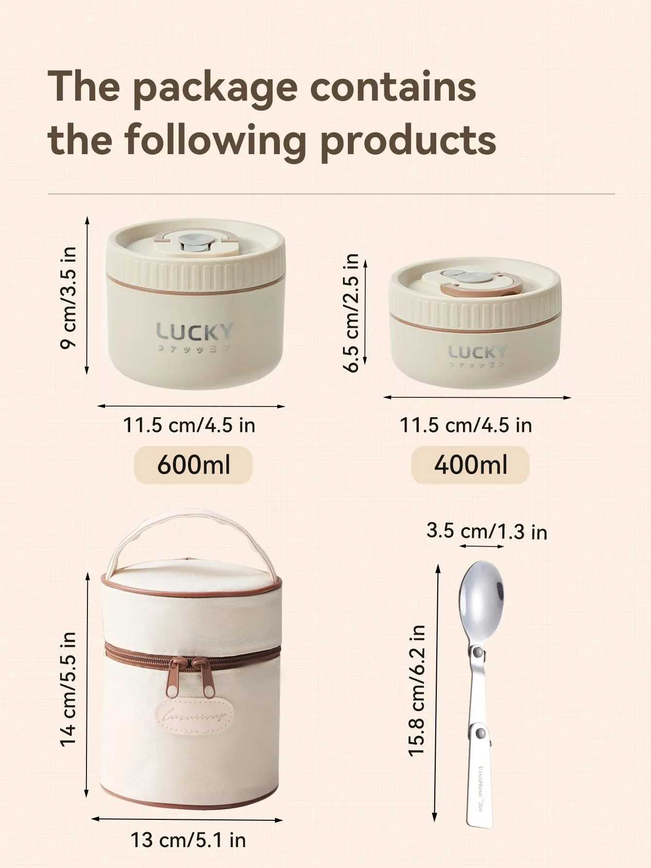 Lunch Box Set, Lunch Container With Insulated Bag, 18/8 Stainless Steel Thermal Food Container