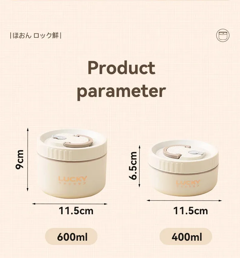 Lunch Box Set, Lunch Container With Insulated Bag, 18/8 Stainless Steel Thermal Food Container