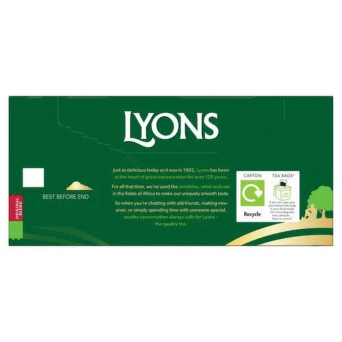 Lyons Tea Original Blend T-Bags 80's