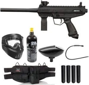 Maddog Tippmann Stormer Silver Paintball Gun Marker Starter Package